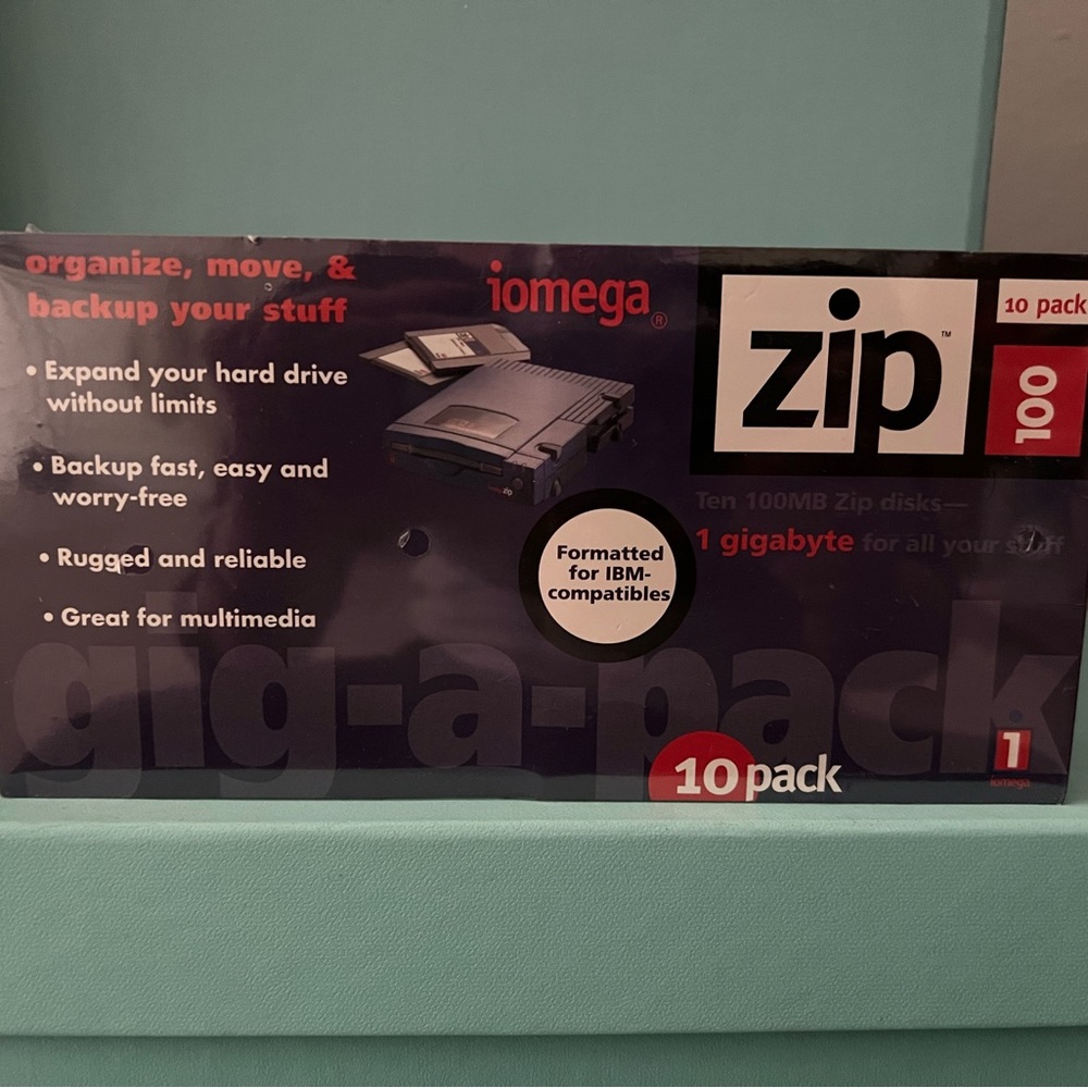 NEW Iomega Zip 100 10-pack